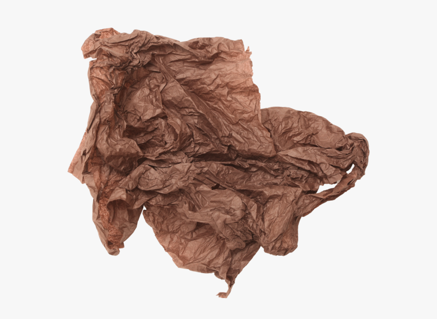 Transparent Crumpled Paper Texture Png - Brown Crumpled Paper Png, Png Download, Free Download