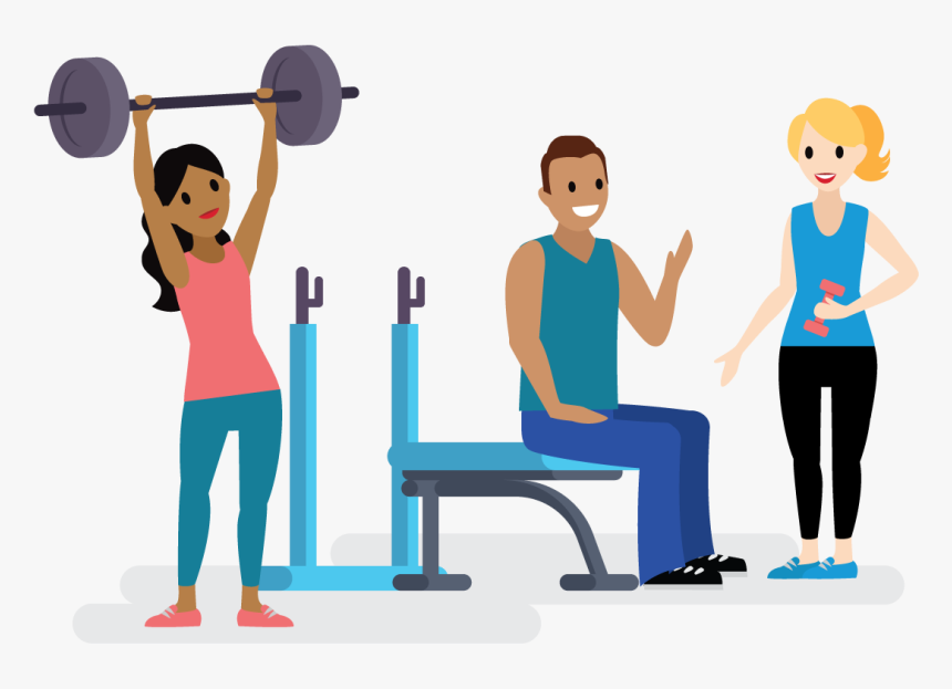 Salesforcelandians Lifting Weights, HD Png Download, Free Download