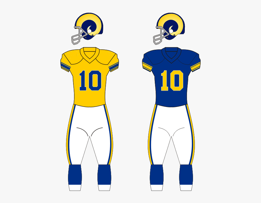 La Rams Uniforms 50s - La Rams Old Uniforms, HD Png Download, Free Download