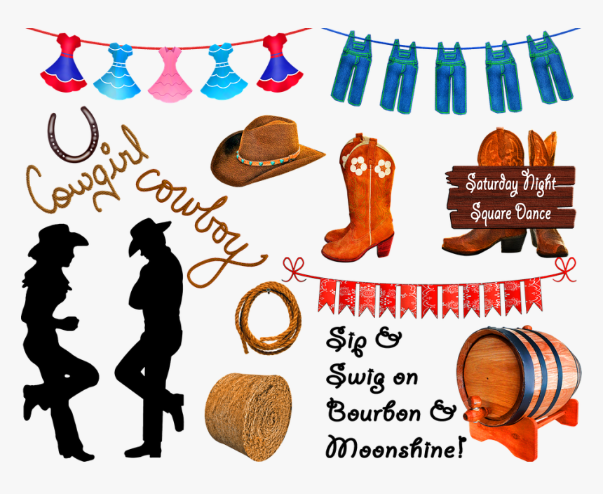 Vaquero, Vaquera, Hoe Down, Square Dance, HD Png Download, Free Download