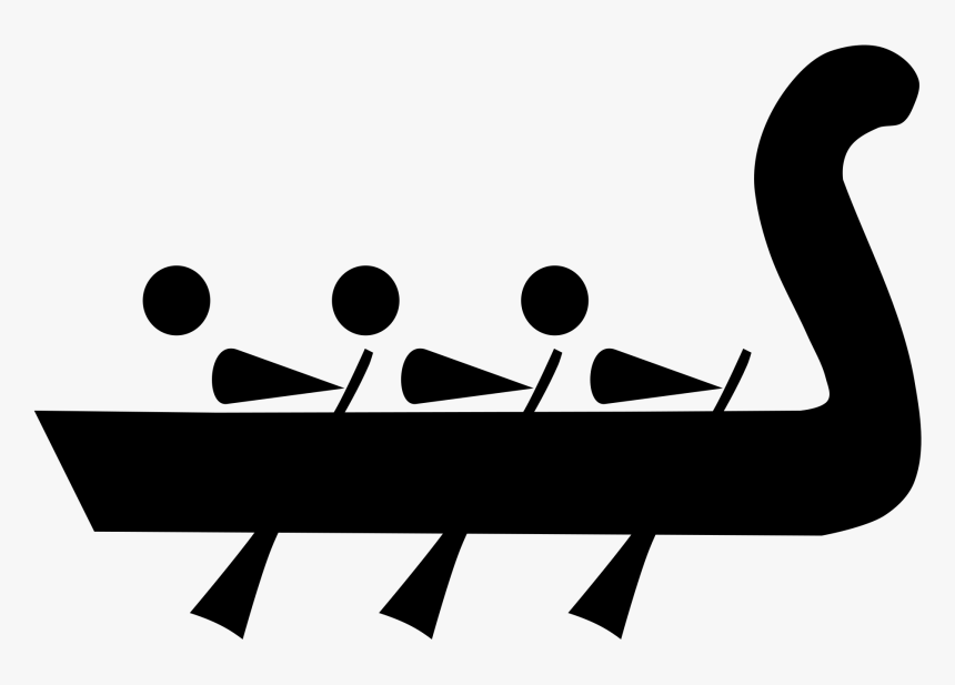 Dragon Boat Icon Black , Png Download - Dragon Boat Logo, Transparent Png, Free Download