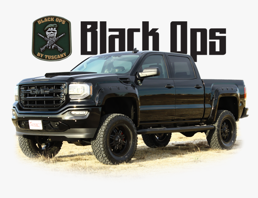 Lifted Trucks On Ko2 , Png Download - Gmc Black Ops, Transparent Png, Free Download