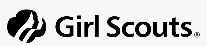 Girl Scouts Logo White, HD Png Download, Free Download