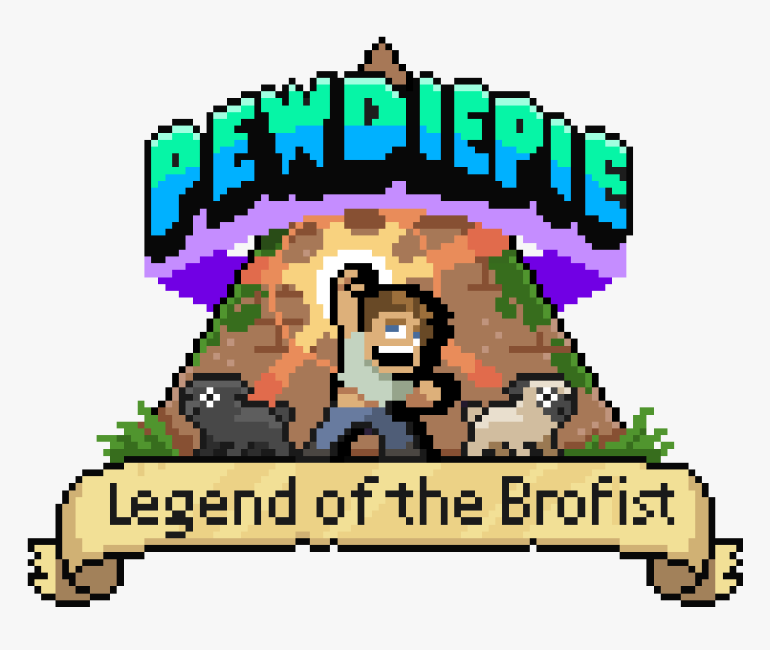 Legend Of The Brofist Just Launched For Mobile - Pewdiepie Legend Of The Brofist Logo Png, Transparent Png, Free Download