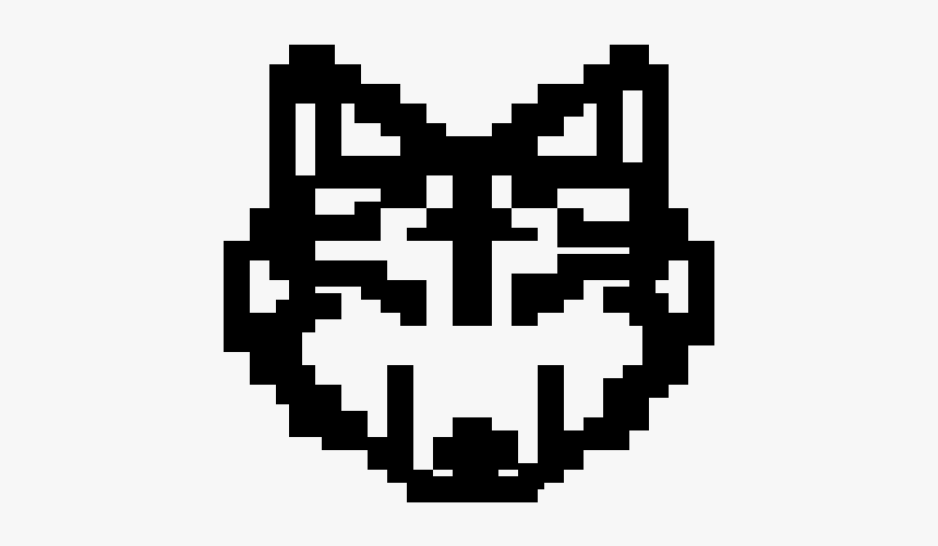 8 Bit Wolf Pixel Art, HD Png Download, Free Download