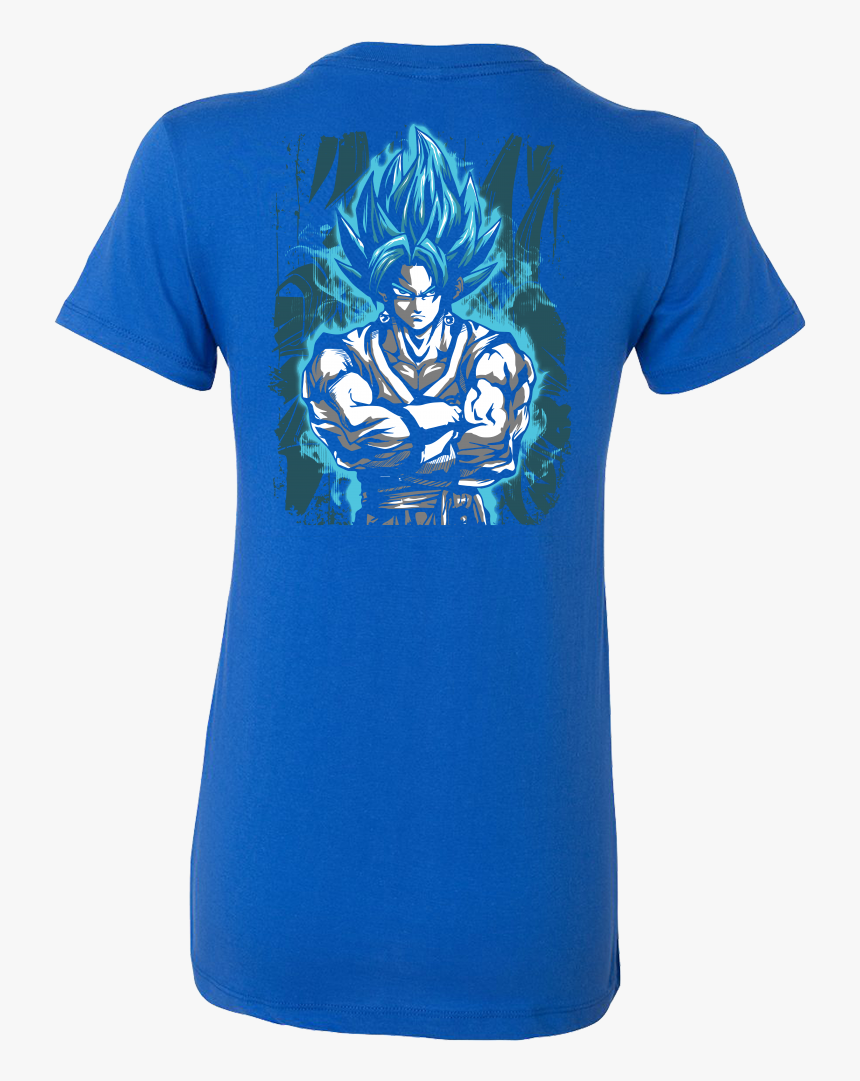 Ssj Vegito God Blue - T-shirt, HD Png Download, Free Download