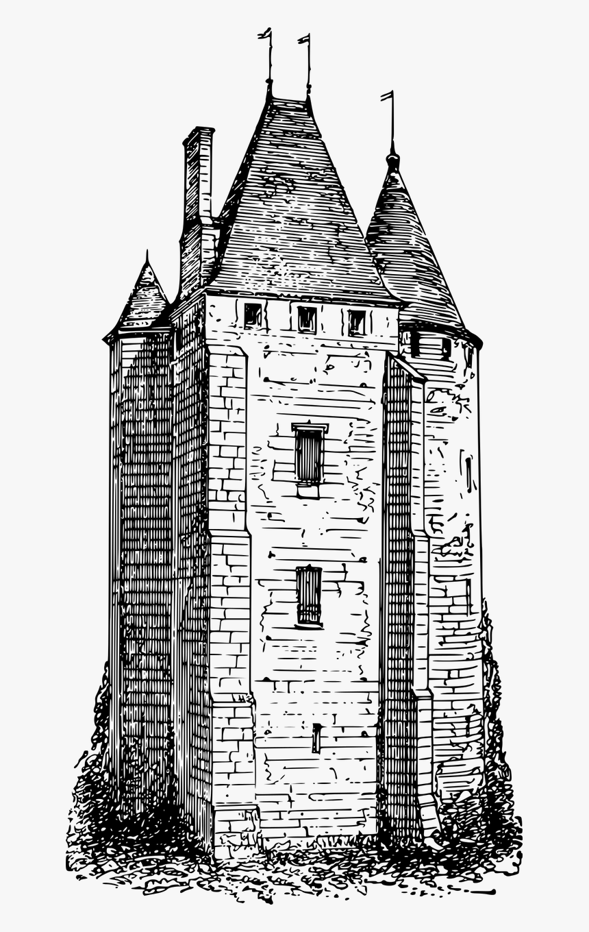 Draw Castle To Pencil, HD Png Download, Free Download