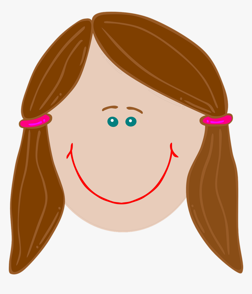 Blushing Face Girl Cartoon, HD Png Download, Free Download