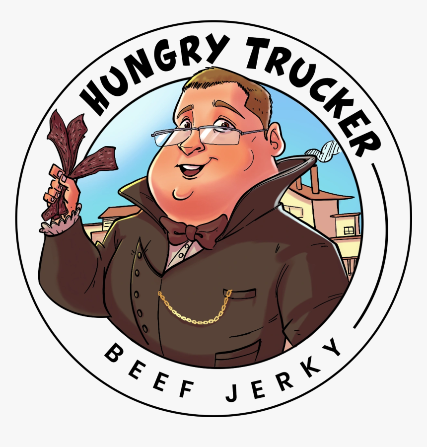 Hungry Trucker Beef Jerky - Cartoon, HD Png Download, Free Download