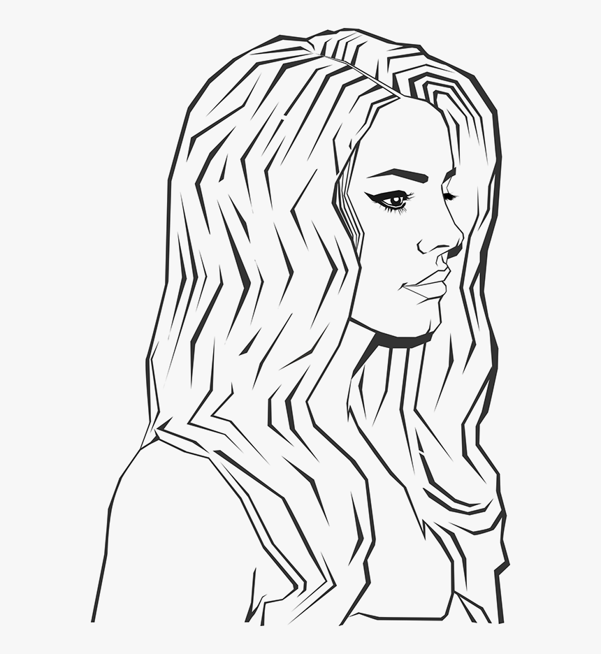 Lana Del Rey Lineart, HD Png Download, Free Download