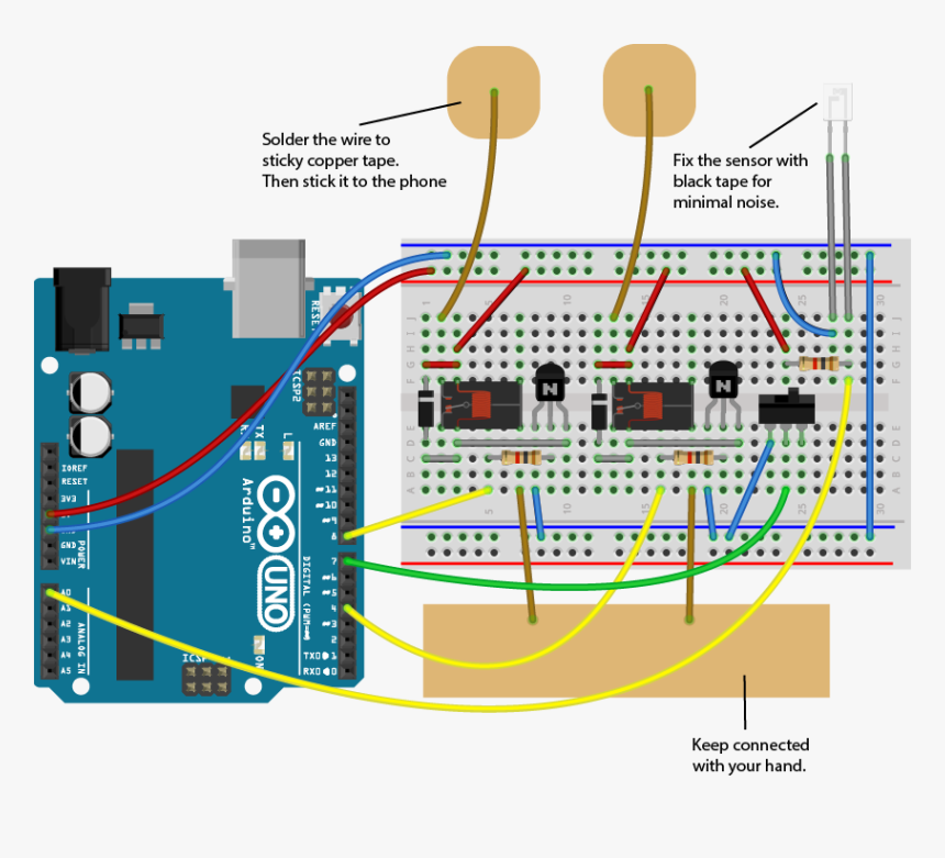 Timb - Arduino Project Circuit Diagram, HD Png Download, Free Download