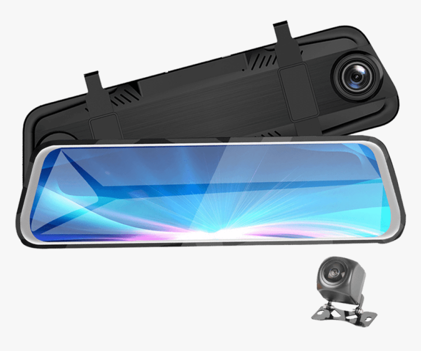 Mirror Hd Dash Cam For Car - 9.66 Inch Screen Starlight Night Vision Dash Cam, HD Png Download, Free Download