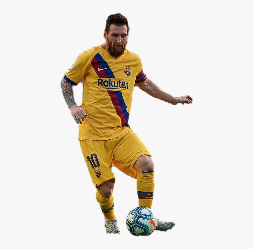 Lionel Messi Png Transparent Image - Messi Yellow Png, Png Download, Free Download