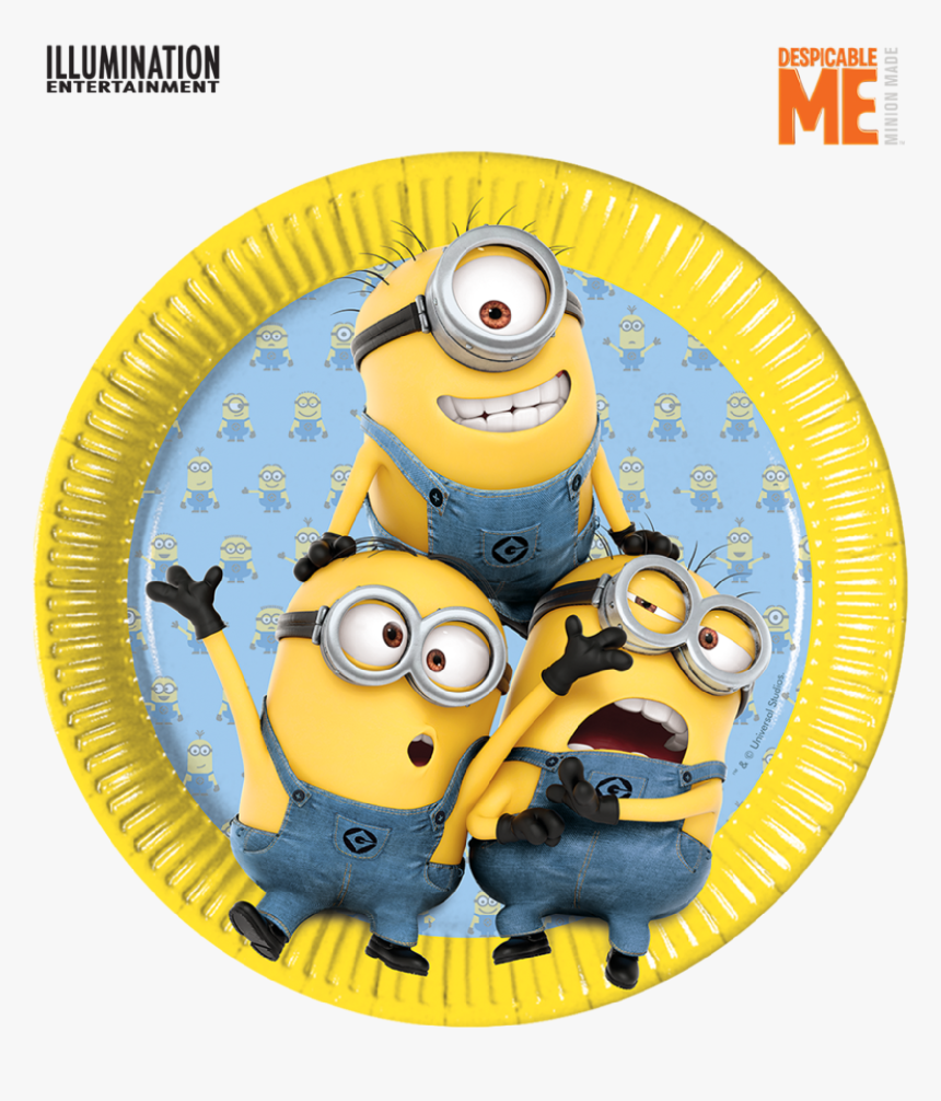 Minions Paper Plates Partyware, HD Png Download, Free Download