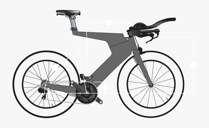 Dimond Geometry - Hybrid Bicycle, HD Png Download, Free Download