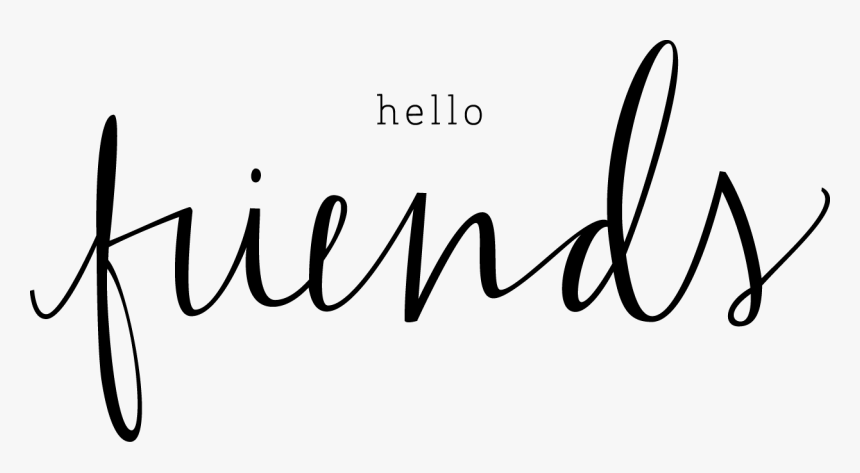 Digital Calligraphy Friends Word , Png Download - Word Friends In Calligraphy, Transparent Png, Free Download