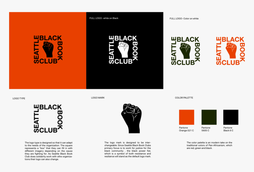 Seattle Black Book Club Logo Page, HD Png Download, Free Download