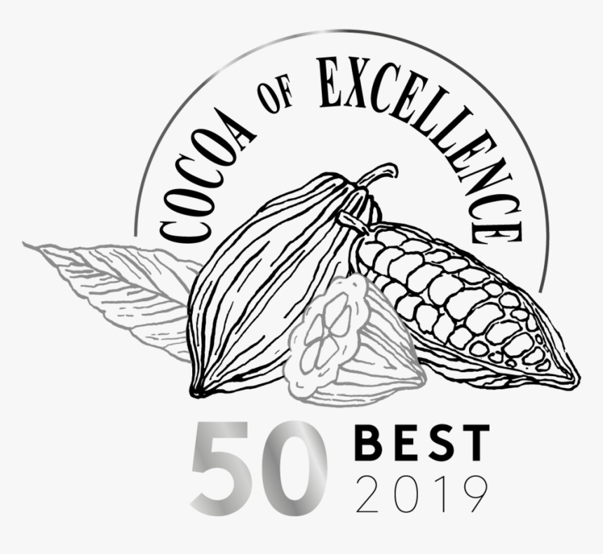 50best Cocoa Of Excellence Def 72dpi - Line Art, HD Png Download, Free Download