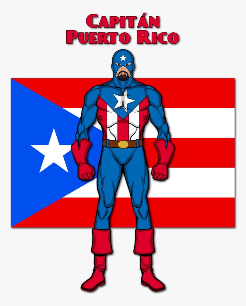 Capitan Puerto Rico Clipart , Png Download - Puerto Rico Super Hero, Transparent Png, Free Download
