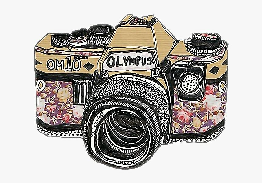 Drawings Of Cameras, HD Png Download, Free Download
