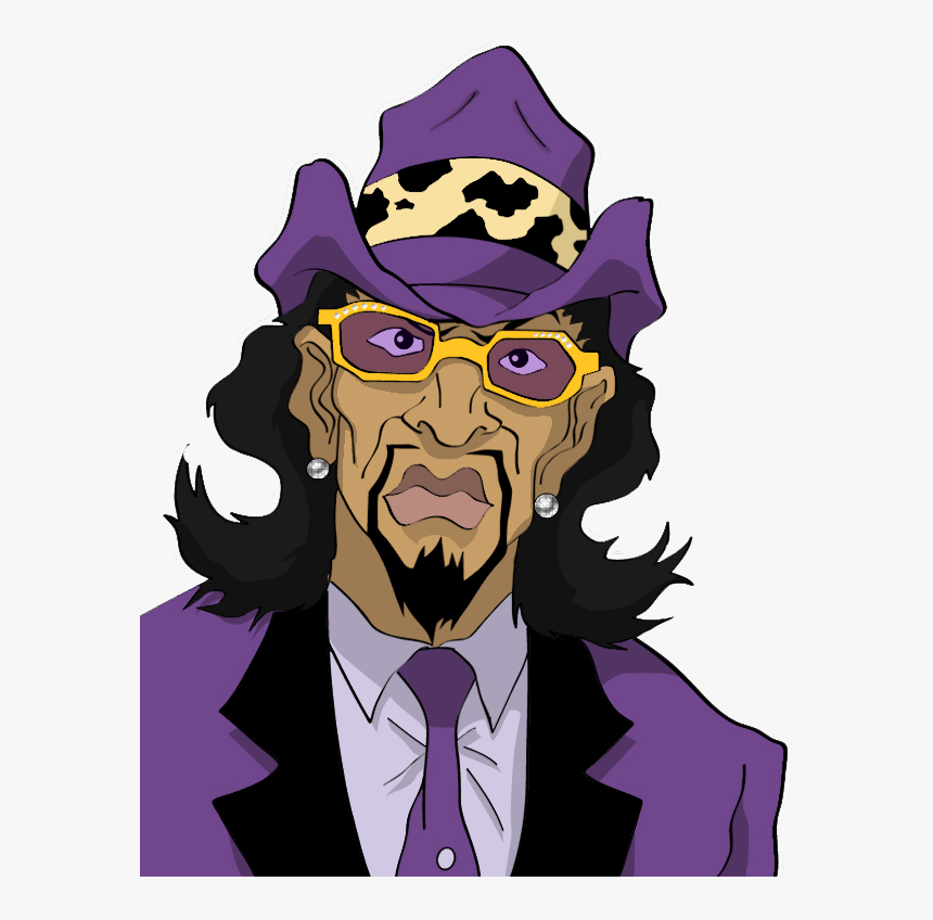 Villains Wiki - Pimp Named Slickback Art, HD Png Download, Free Download