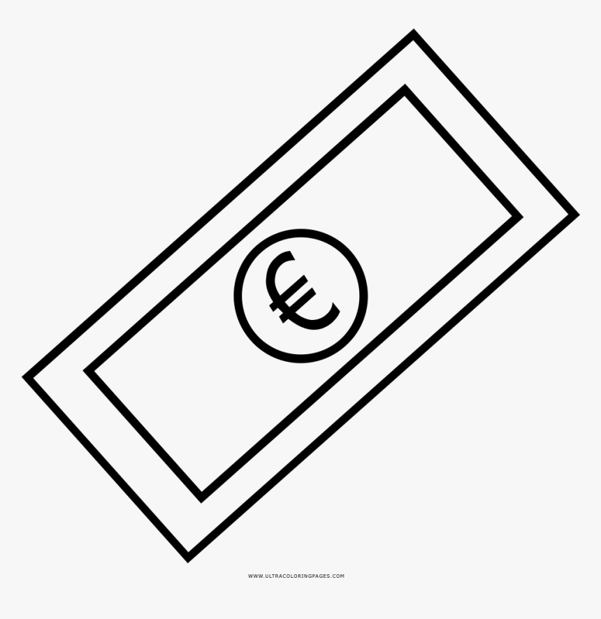 Cash Coloring Page - Line Art, HD Png Download, Free Download