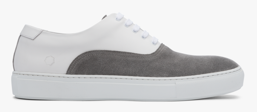 Sunday Two-tone Skater Sneaker In White/grey - Skate Shoe, HD Png Download, Free Download