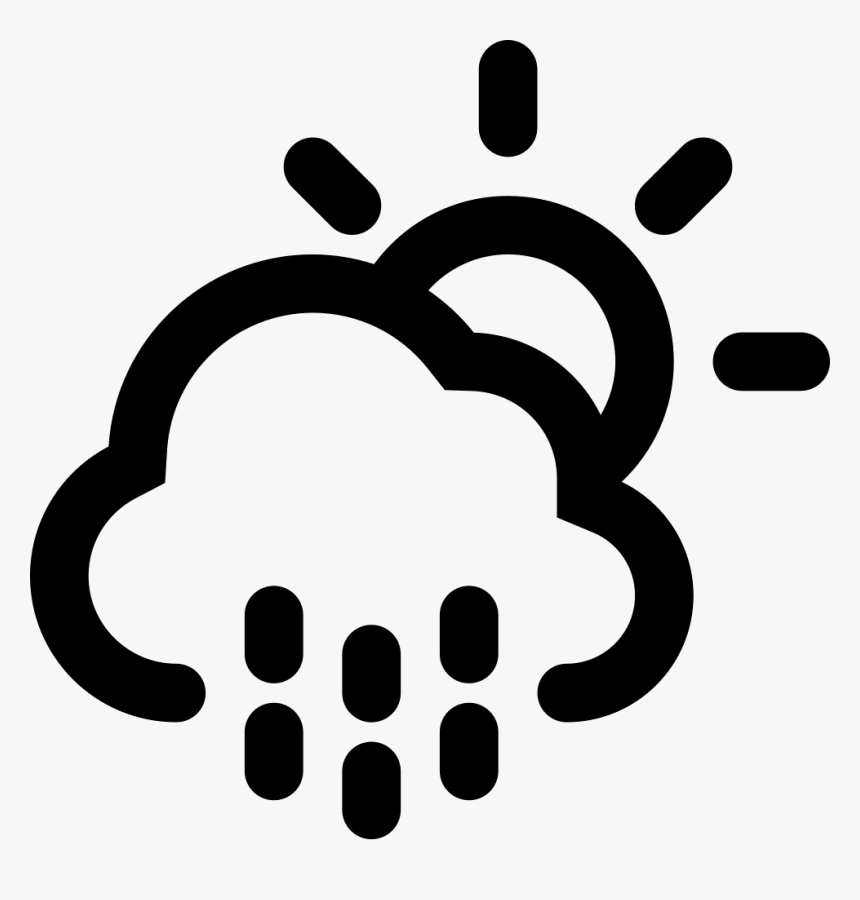 Rainy Day Weather Symbol - Transparent Weather Symbols Png, Png Download, Free Download