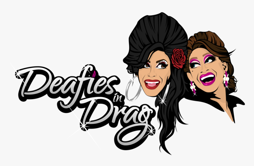 Deafies In Drag Logo - Deafies In Drag, HD Png Download, Free Download