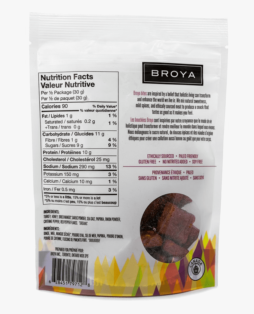 Broya Mango Madness Turkey Bites - Lingzhi Mushroom, HD Png Download, Free Download