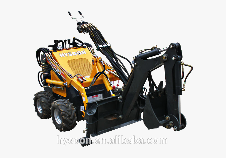 Garden Machine Dingo Mini Tractor Skid Steer Backoe - Bulldozer, HD Png Download, Free Download
