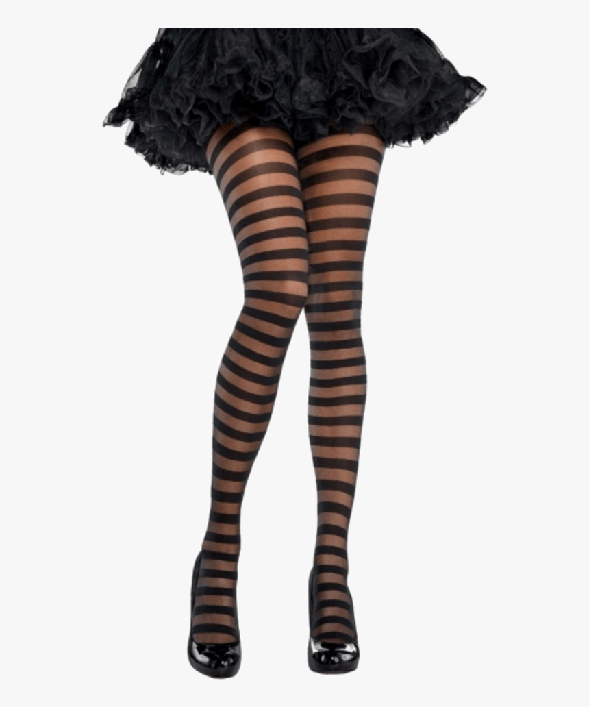 Adult Black Stripe Tights - Wicked Witch Of The West Daughter, HD Png Download, Free Download