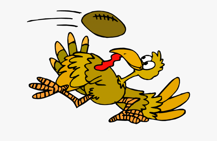 Thanksgiving Turkey Playing Football Png, Transparent Png, Free Download