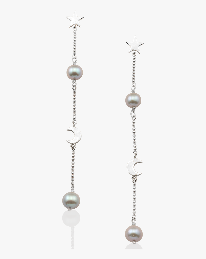 Crescent Shoulder Duster Earrings - Tiffany Pearl Drop Earrings, HD Png Download, Free Download