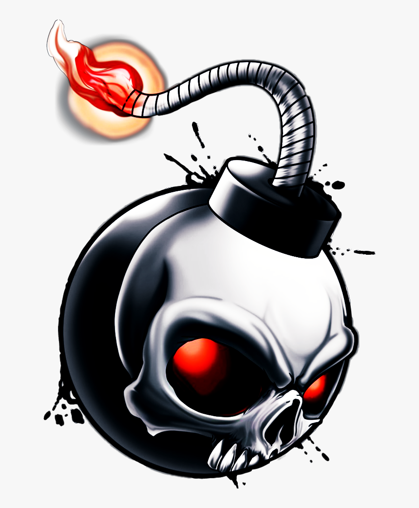 Bomb With Skull Tattoo, HD Png Download, Free Download