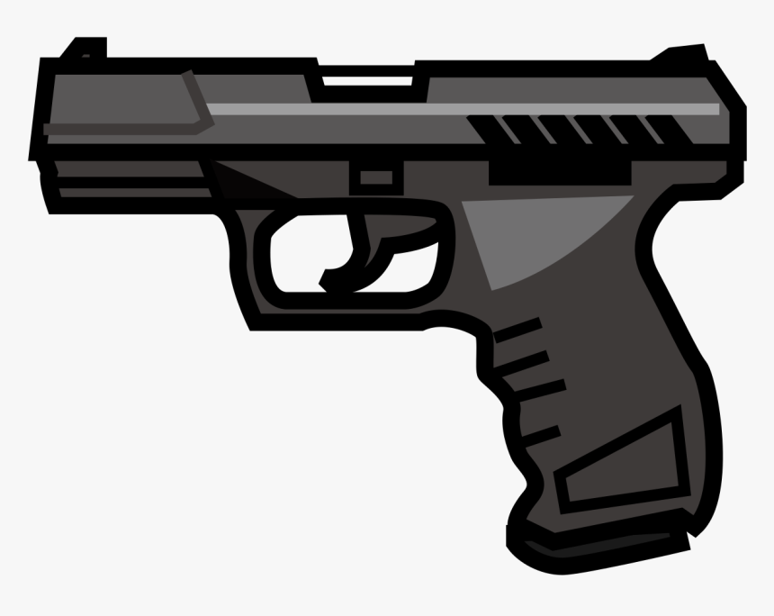 Transparent Background Gun Clipart, HD Png Download, Free Download