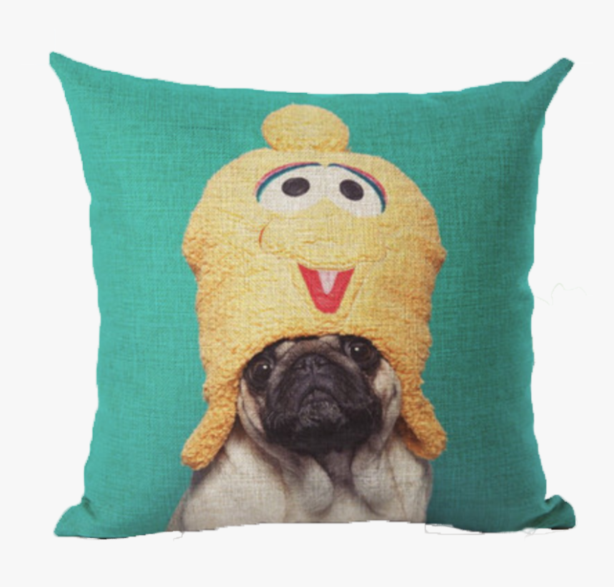 Chicken Head Pug Pillow - Throw Pillow, HD Png Download, Free Download