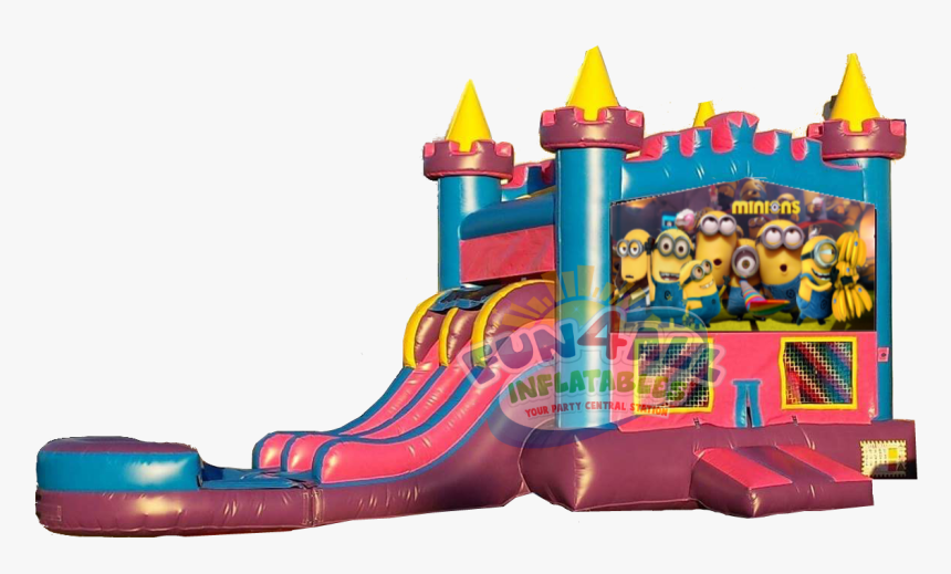 Minions Queens Water Slide Rental - Emoji Water Slide, HD Png Download, Free Download