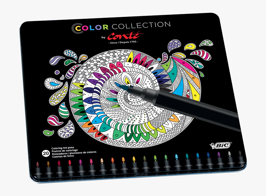 Conte Color Collection 20 Feutres, HD Png Download, Free Download