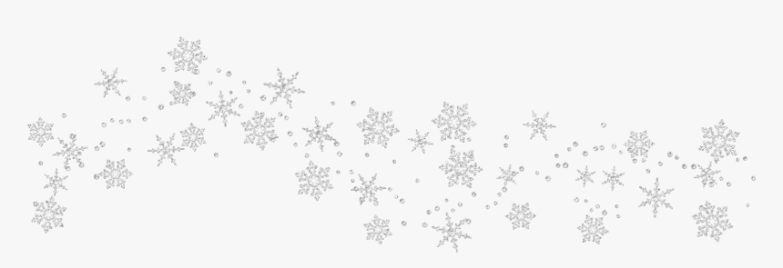 Christmas Snowflake Header Clipart - Clip Art Snowflakes Black And White Free, HD Png Download, Free Download