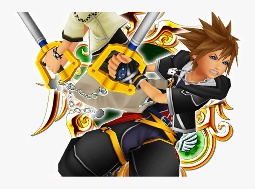 Sora & Roxas Kingdom Hearts Unchained Wiki - Khux Roxas, HD Png Download, Free Download