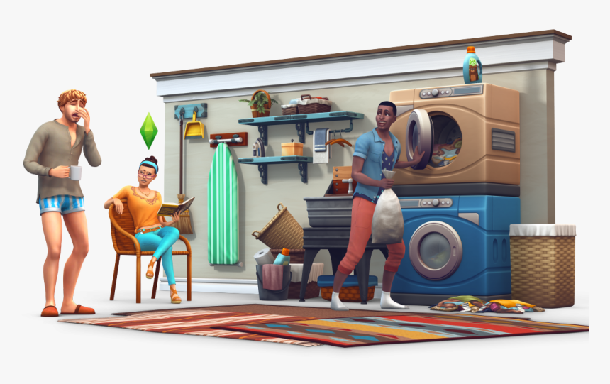 Sims 4 Laundry Day Render - Sims 4 Laundry Day, HD Png Download, Free Download