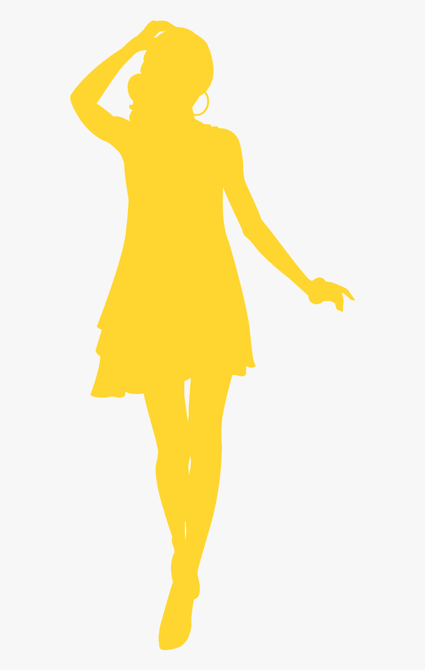 Silueta De Chica Png, Transparent Png, Free Download