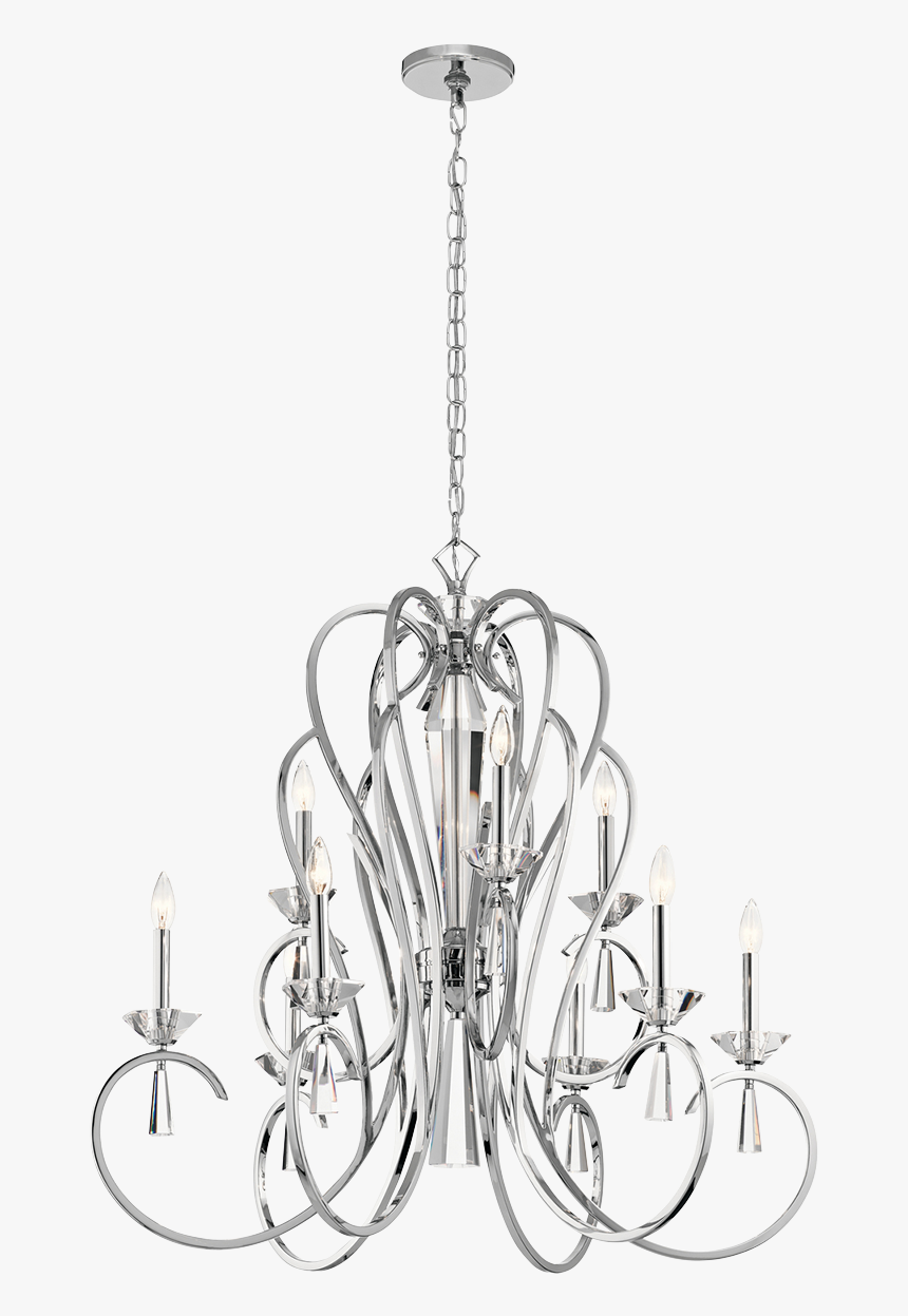 Kichler Chrome 9 Light Chandelier, HD Png Download, Free Download