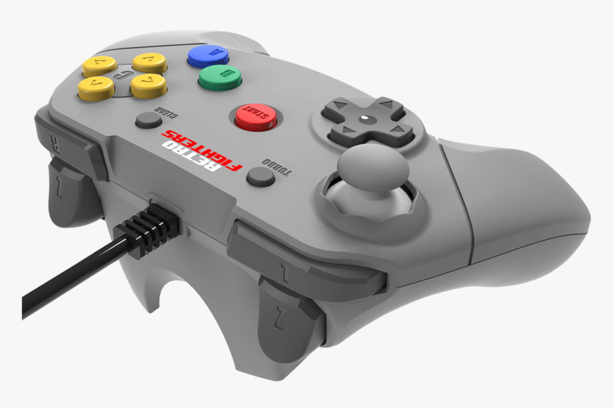 N64 Perspective Back Left Sm - N64 Controller Nintendo 64, HD Png Download, Free Download