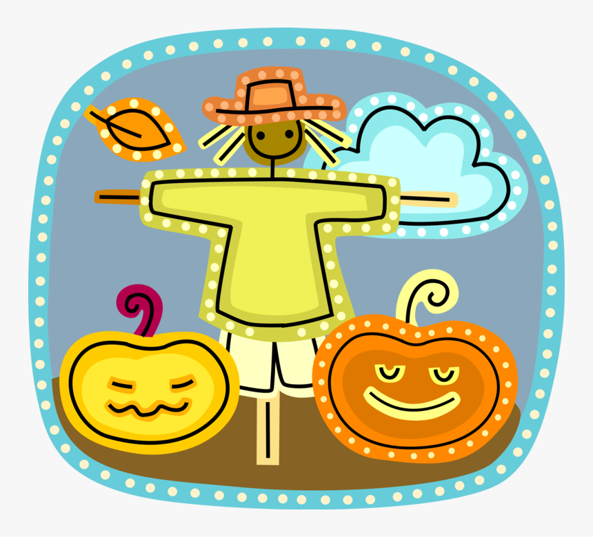 Vector Illustration Of Scarecrow To Frighten Crows - Pennsylvania State Label, HD Png Download, Free Download