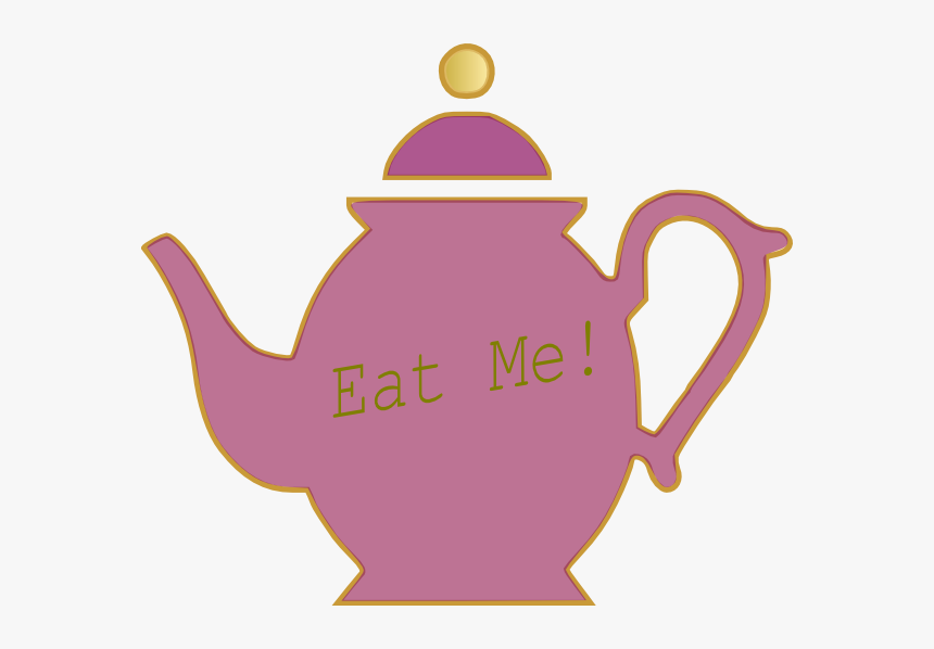 Alice In Wonderland Drink Me Png - Drawing Teapot Alice In Wonderland, Transparent Png, Free Download