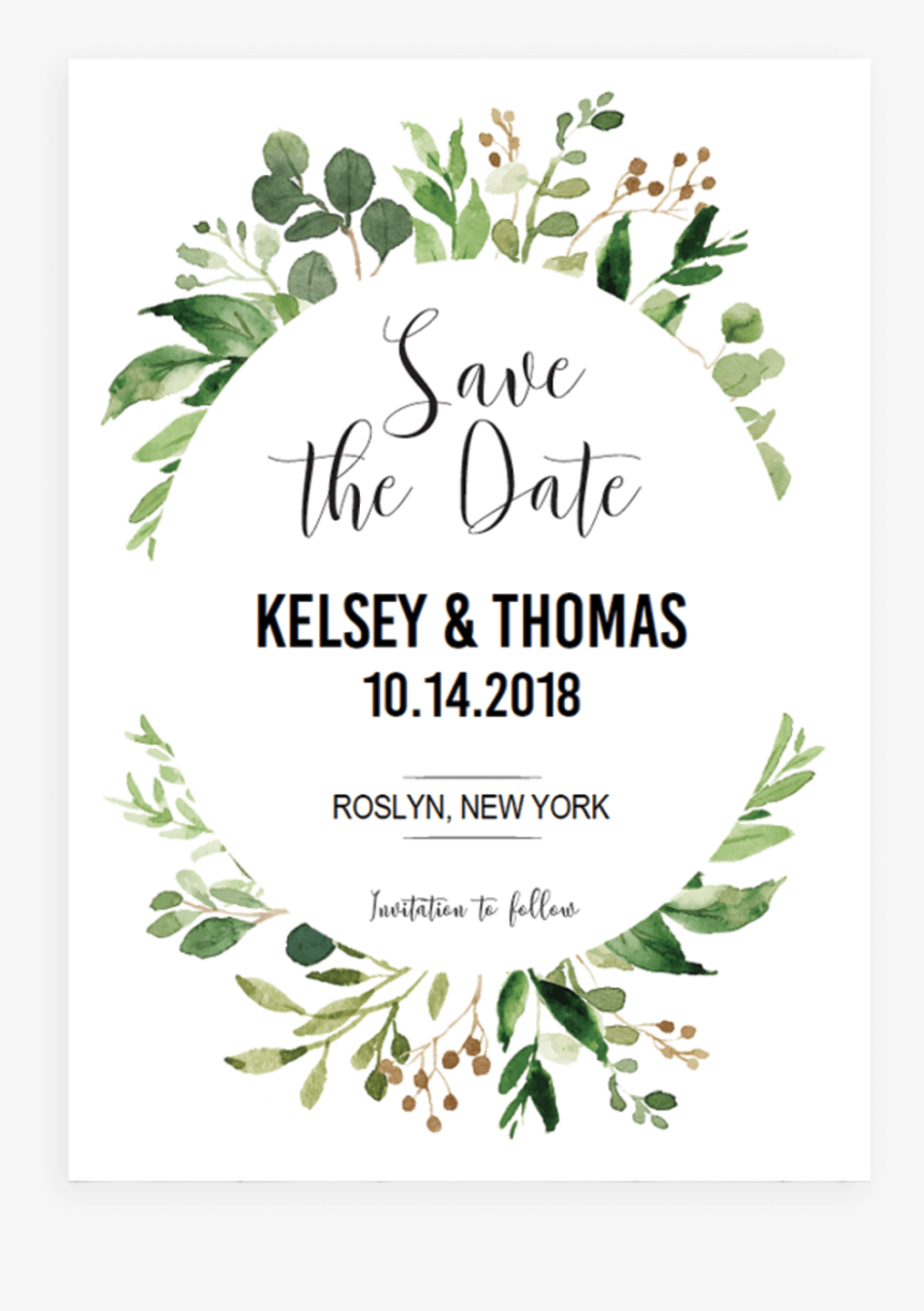 Wedding Invitation Templates Png - Welcome To Our Wedding Card, Transparent Png, Free Download