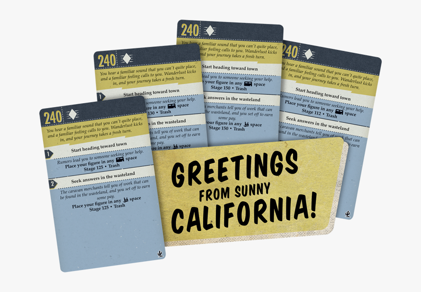 Fallout California Board Game, HD Png Download, Free Download
