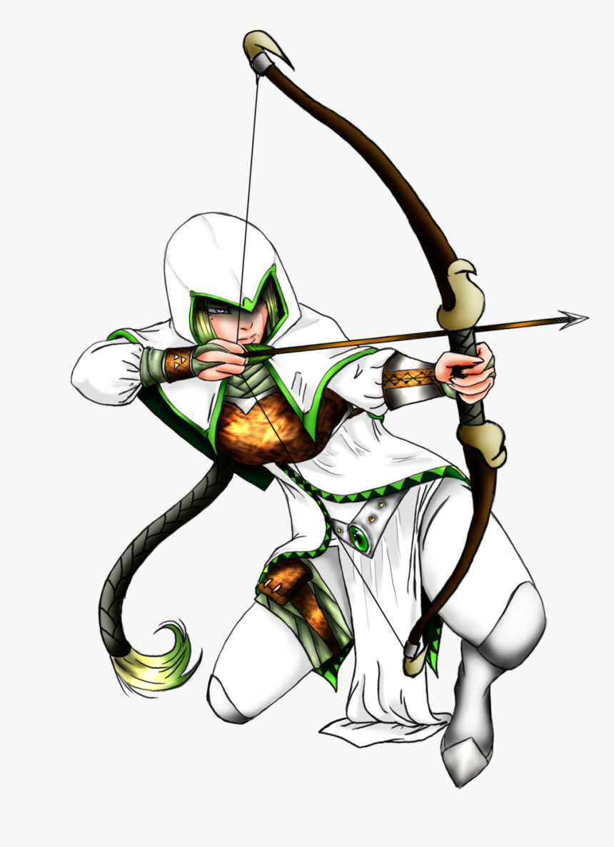 Archery Drawing Assassin Huge Freebie Download For - Cartoon, HD Png Download, Free Download